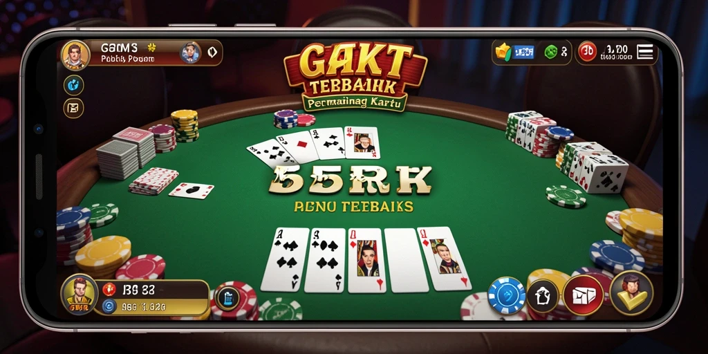 Screenshot utama 55RT menampilkan permainan Poker yang seru dan interaktif.
