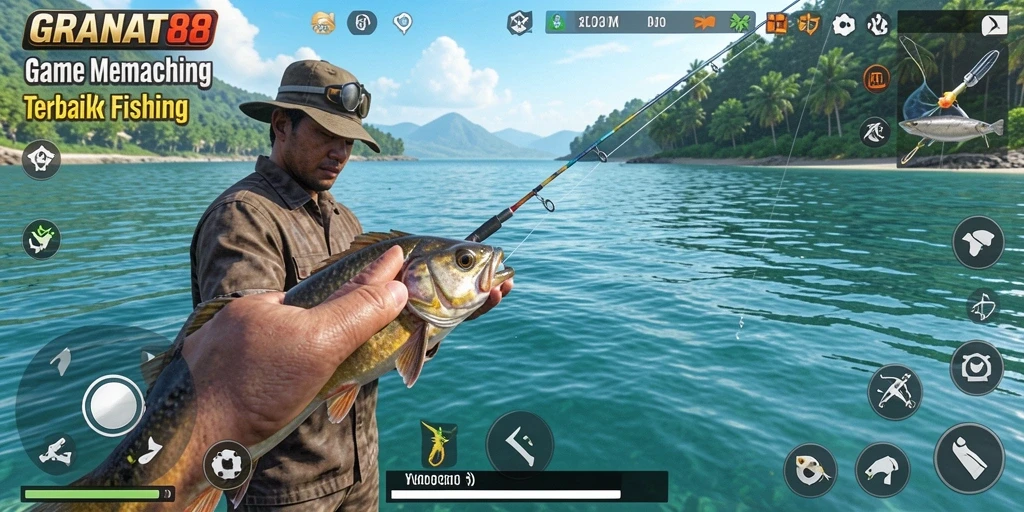 Gameplay seru menangkap ikan di GRANAT88.