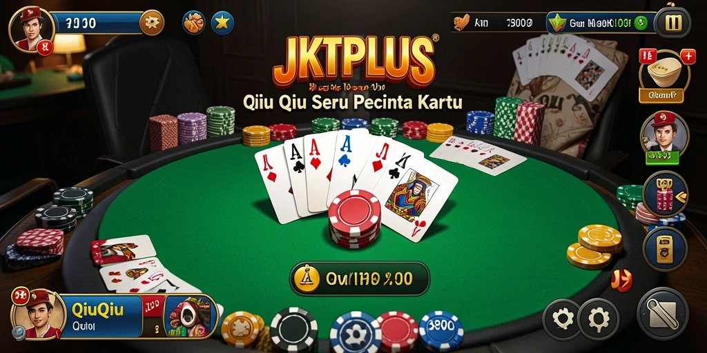 Screenshot gameplay QiuQiu yang mendebarkan di JKTPLUS.