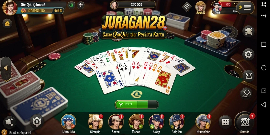 Tampilan gameplay menarik dari JURAGAN28 dengan aksi QiuQiu.