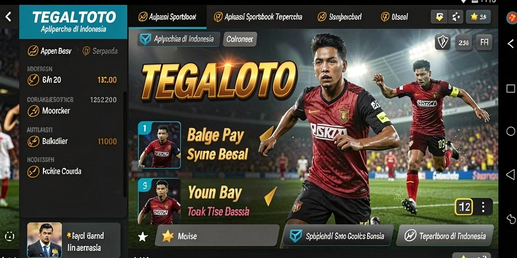 Tampilan gameplay Sportsbook yang menarik dan interaktif di TEGALTOTO.